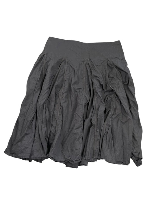 Eclipse Black Cotton Maxi Skirt (L)