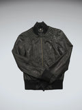 Mlackkage Black Lamb Leather Style Jacket (XS)
