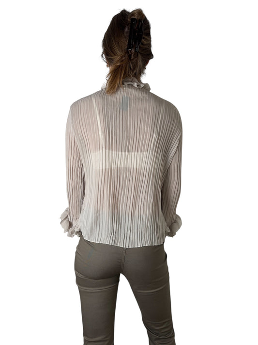 Jaipur Beige Vintage Summer Top (M)