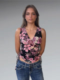 Floral Ruched Top (S)