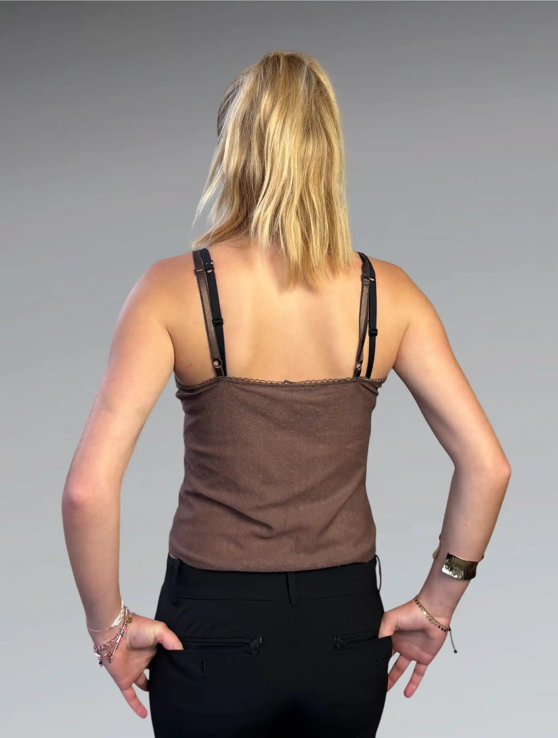 Golden Lace Corset Camisole (M)