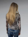INC Snakeskin Print Vintage Top (S)