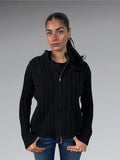 Black Axcess Zip Cardigan (L)