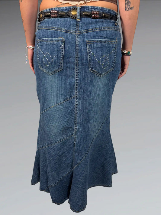 Sweet Blues Blue Denim Skirt (M)