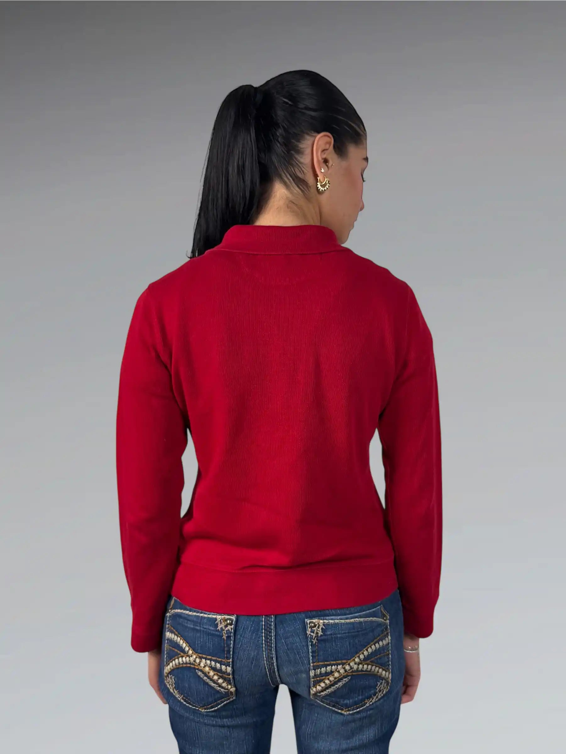 Polo Ralph Lauren Red Half-Zip Sweater (S)