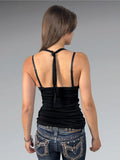 Minimalist Black Lightweight Summer Top (S)