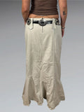 Z Cavaric Beige Cotton Skirt (M)