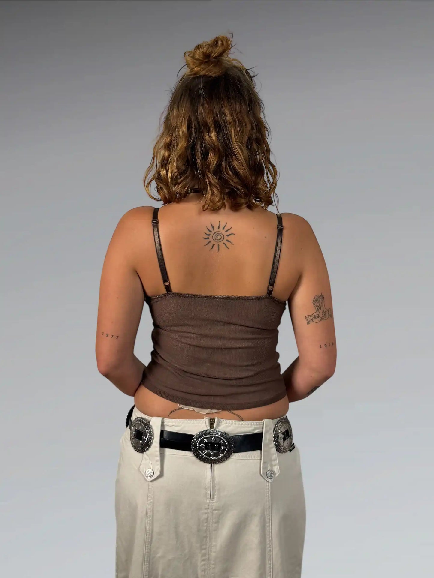 Golden Lace Corset Camisole (M)