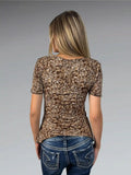 Brown Abstract Pattern Tunic (S)