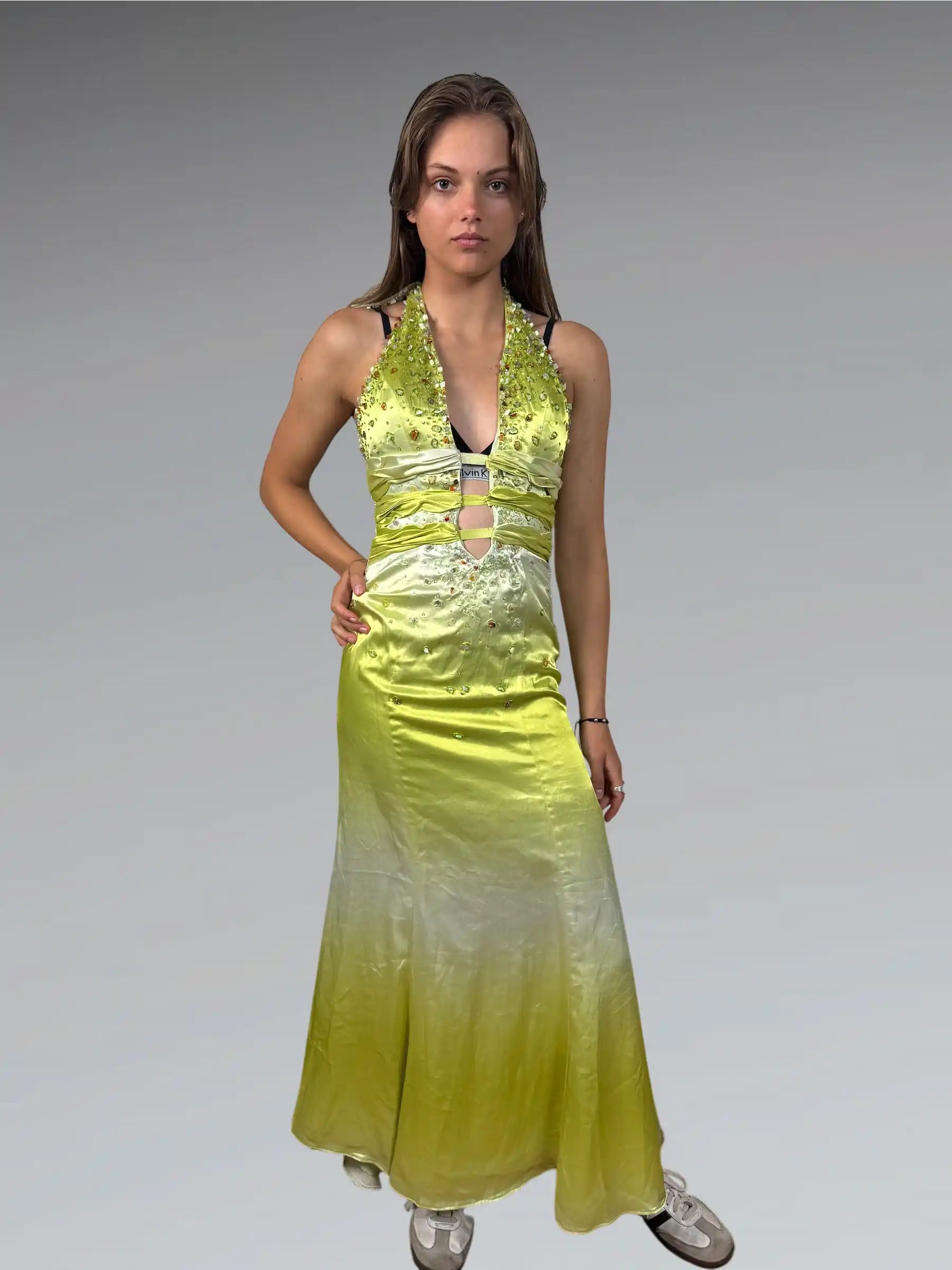 Emerald Dream Maxi Dress (XS)