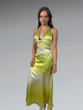 Emerald Dream Maxi Dress (XS)