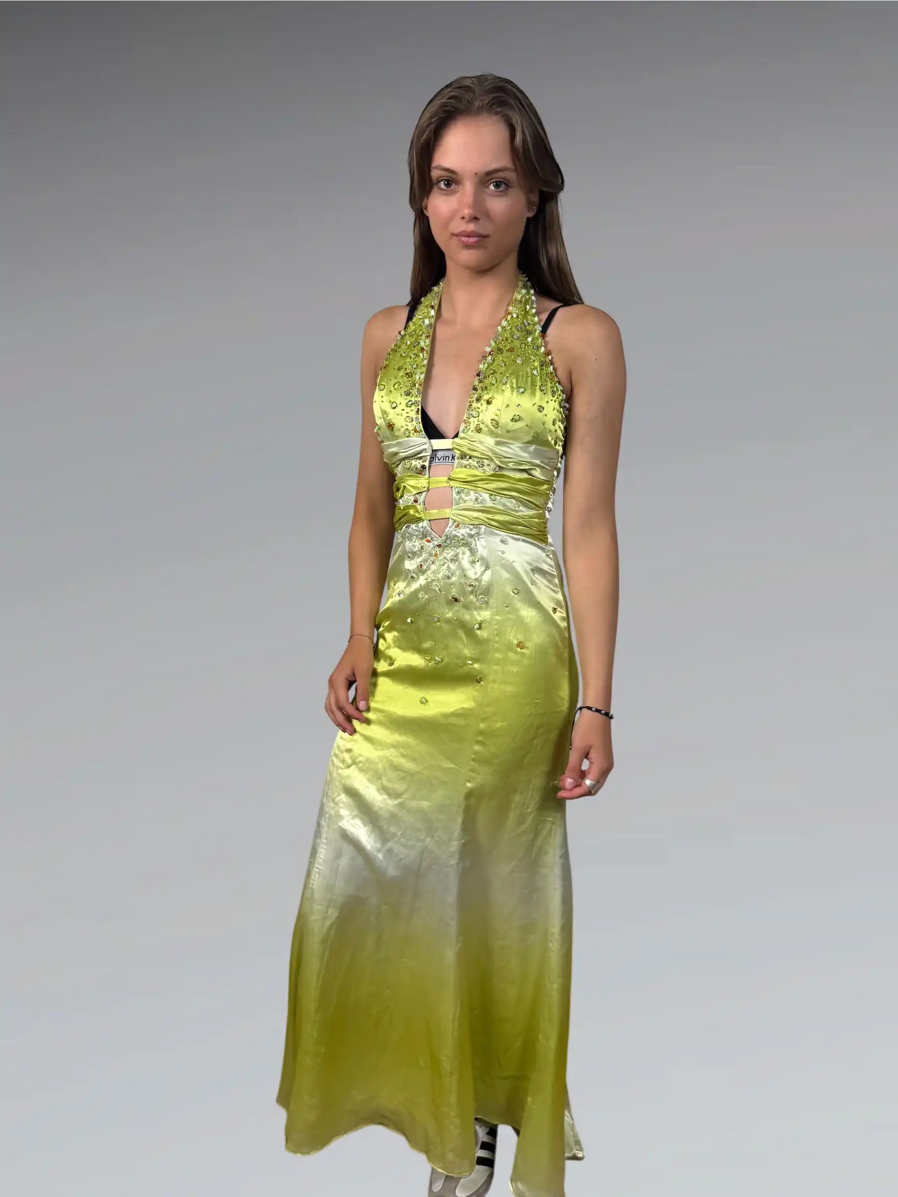 Emerald Dream Maxi Dress (XS)