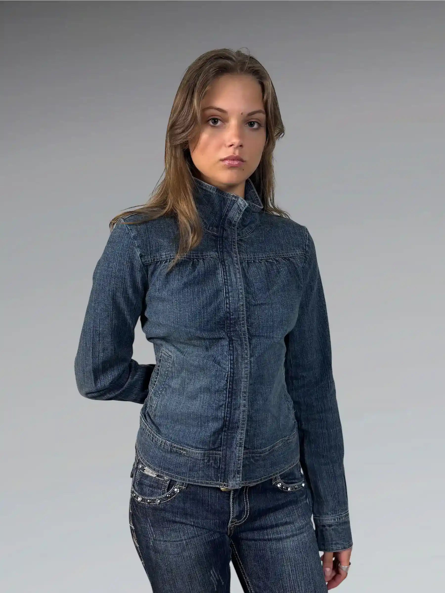 Bubbish Relaxed Fit Denim Jacket (L)
