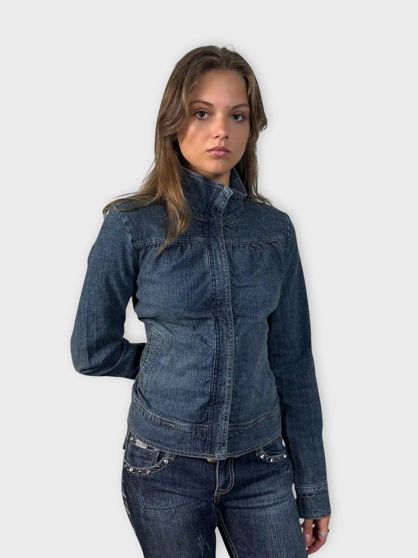 Bubbish Relaxed Fit Denim Jacket (L)