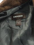 Danier Brown Genuine Leather Jacket (XS)
