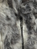 Guess Jeans White Rabbit Fur Vest Women (S)