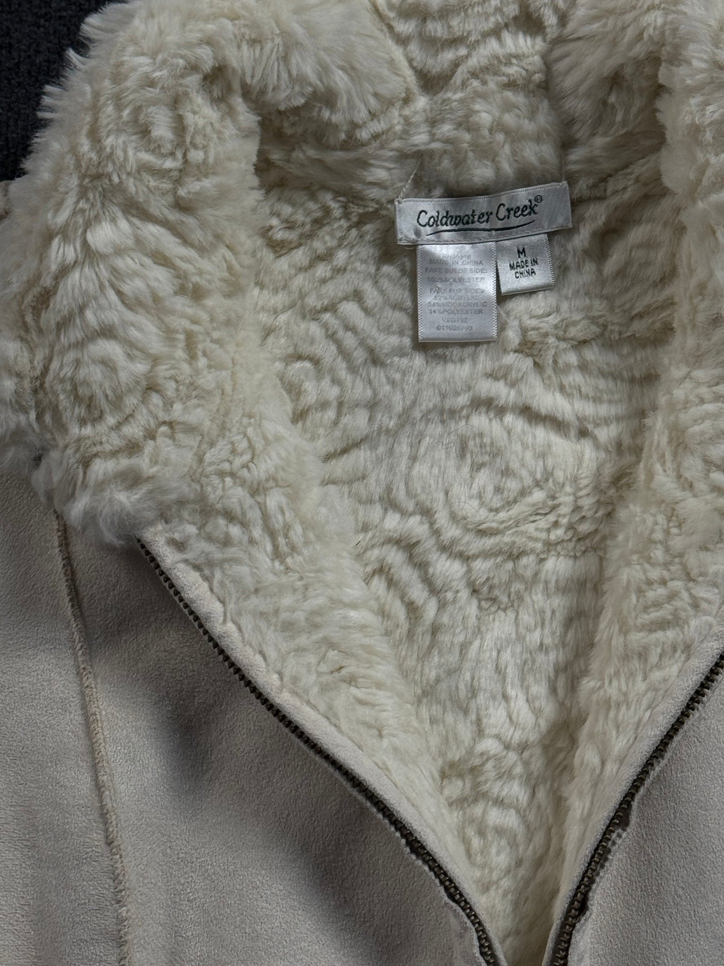 Goldwater Creek Beige Vintage Vest Women (M)