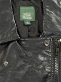 Wild Fable Black Faux Leather Jacket Women (XS)