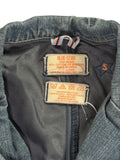 Blue Star Cropped Denim Vest Women (S)