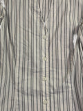Classic Pinstripe Business Fitted Shirt (S)