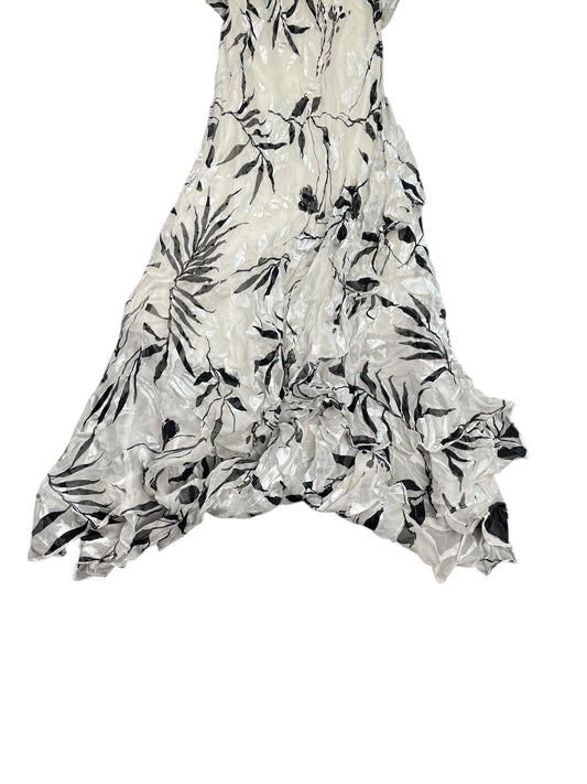 Jeane Alexander Floral White Maxi Dress (S)