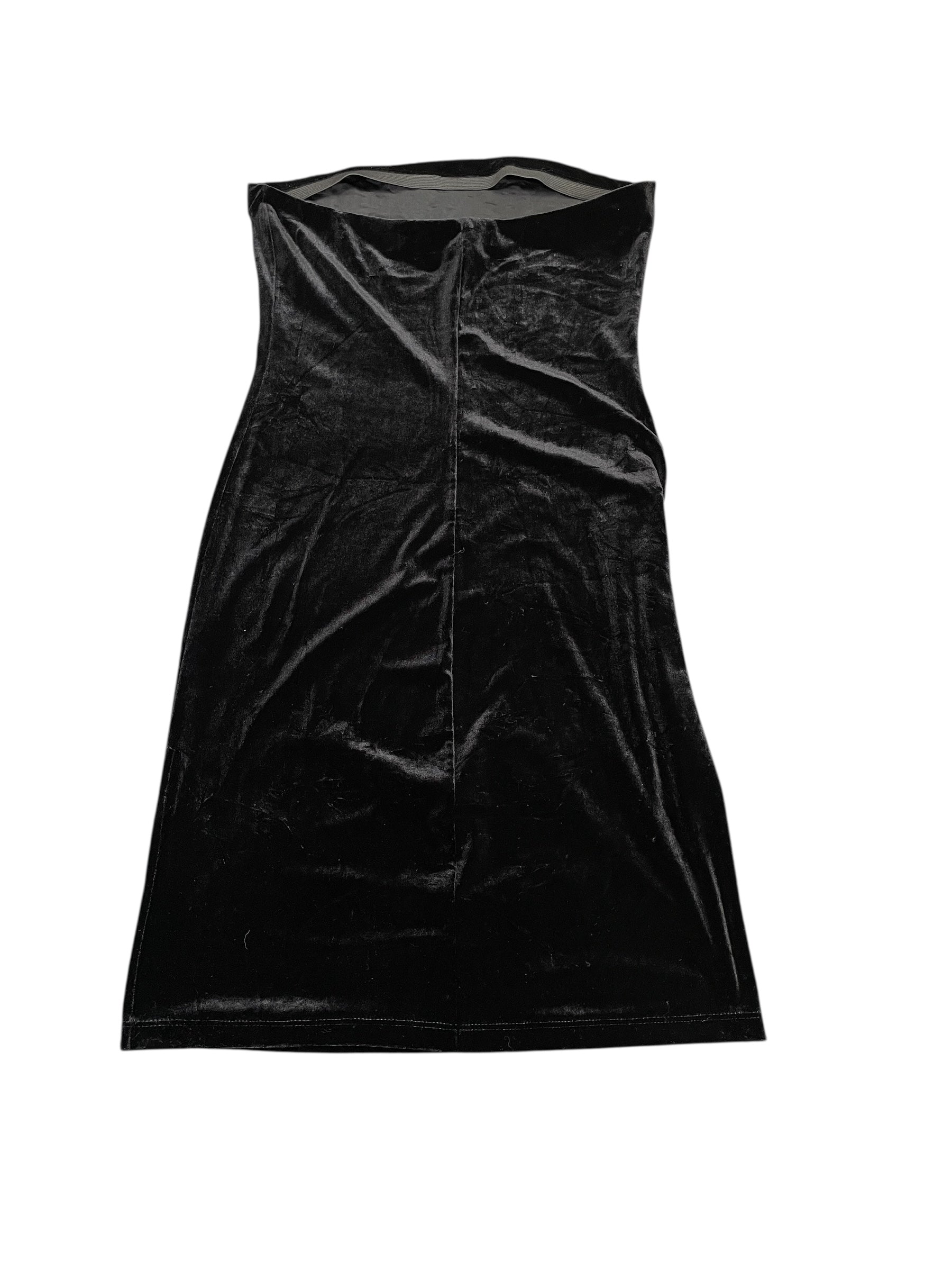 Dan Seltion Velvet Tube Mini Dress (S)