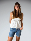 True Religion Light Wash Cutoff Denim Hotpants (S)