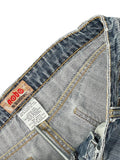 Nobo Light Wash Distressed Denim Hotpants (L)