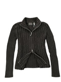 Black Axcess Zip Cardigan (L)