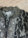 Jacket with leopard print
