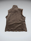 Vintage Brown 2 sided Faux Fur Vest Women (M)