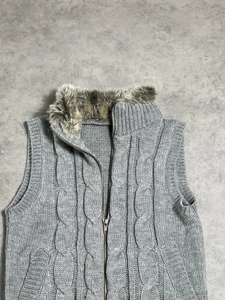 fur gilet (S)