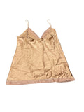 Golden Silk Crystal Trim Camisole (M)