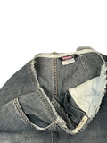 Bubblegum Vintage Faded Denim Maxi Skirt (S)
