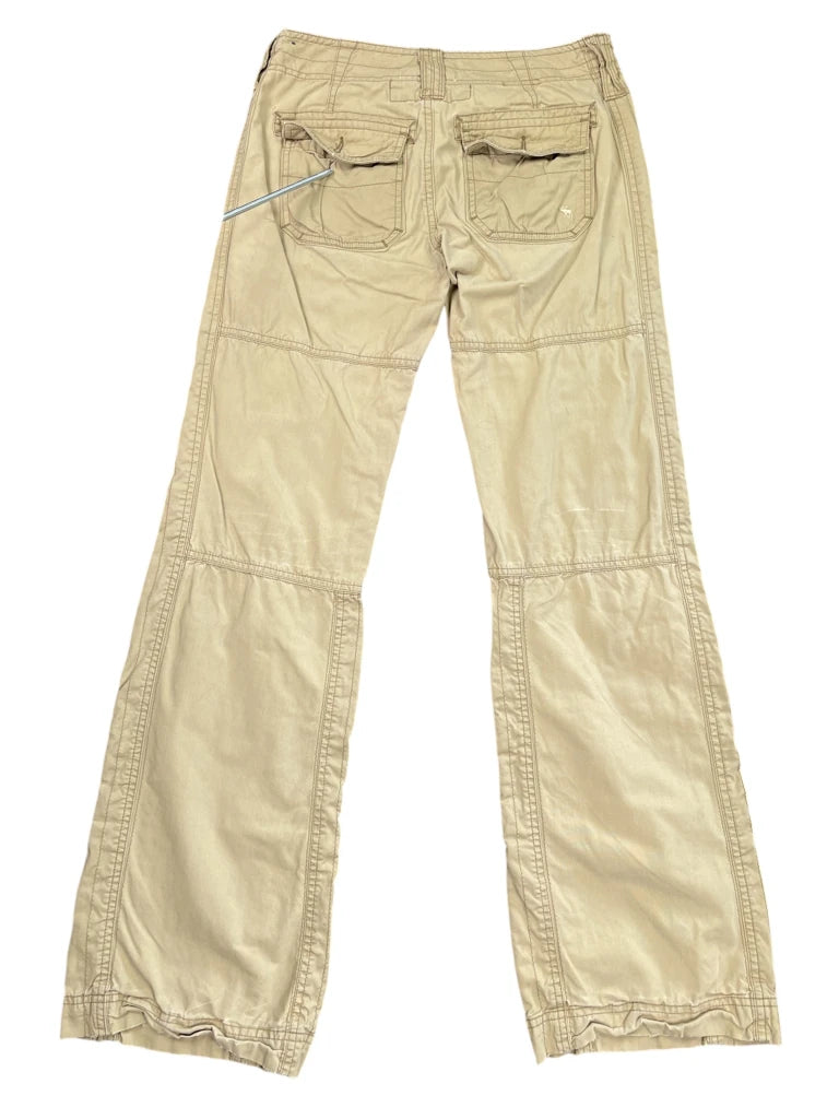 Abercrombie Olive Green Straight-Leg Cargo Pants (XS)