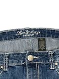 Love Indigo Premium Light Wash Denim Hotpants (L)
