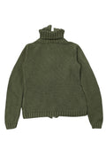 Royal Robbins Olive Green Textured Zip Sweater (M)
