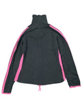 Jana Black and Pink Striped Turtle Neck Sweater (XL)