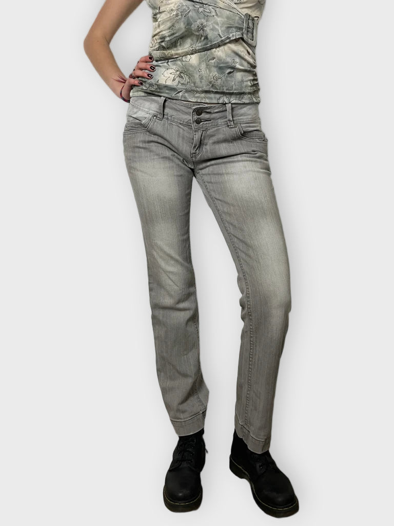 Narrow Straight Leg Pants (S)