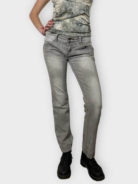 Narrow Straight Leg Pants (S)