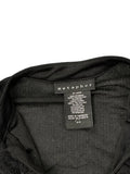 Elegant Black Vest with Lace Lingerie Accents (S)