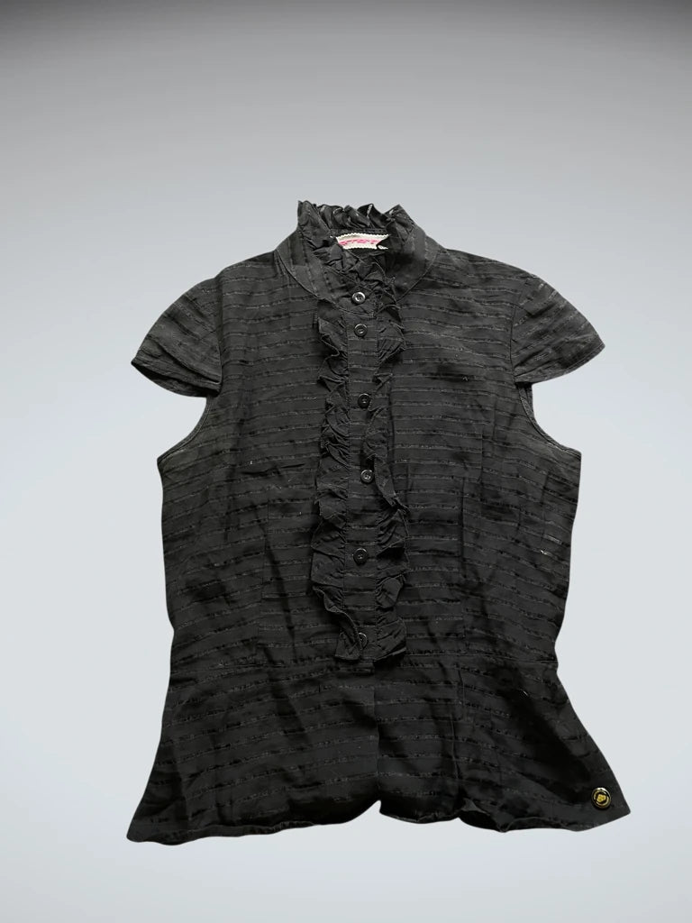 Gothic Ruffle Shirt (S)