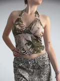leaf me alone – tropical cami (M?)