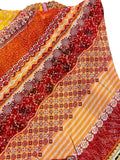 Bright Boho Flower Scarf Top (S)