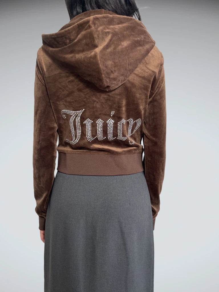 juicy couture crop hoodie (S)