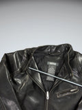 Kenneth Cole Reaction Black Leather Jacket Women (S)