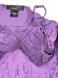 Purple light top with yellow rhinestone (XS)