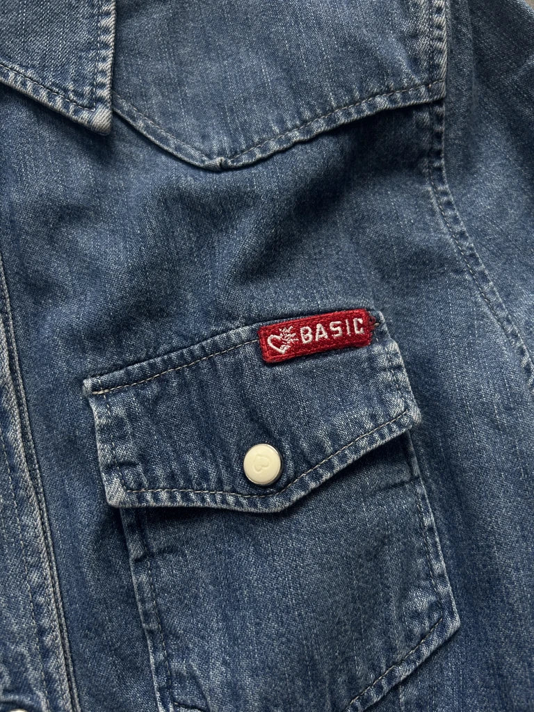 Denim button up shirt