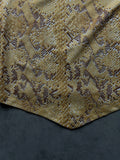 Yellow snake print top