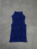 blue elastic top